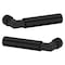 Baldwin L029 Lever Satin Black Door Levers Satin Black L029.190.MR - alternate 3